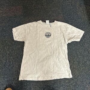 Adidas Originals Men's White and Cream T-shirt